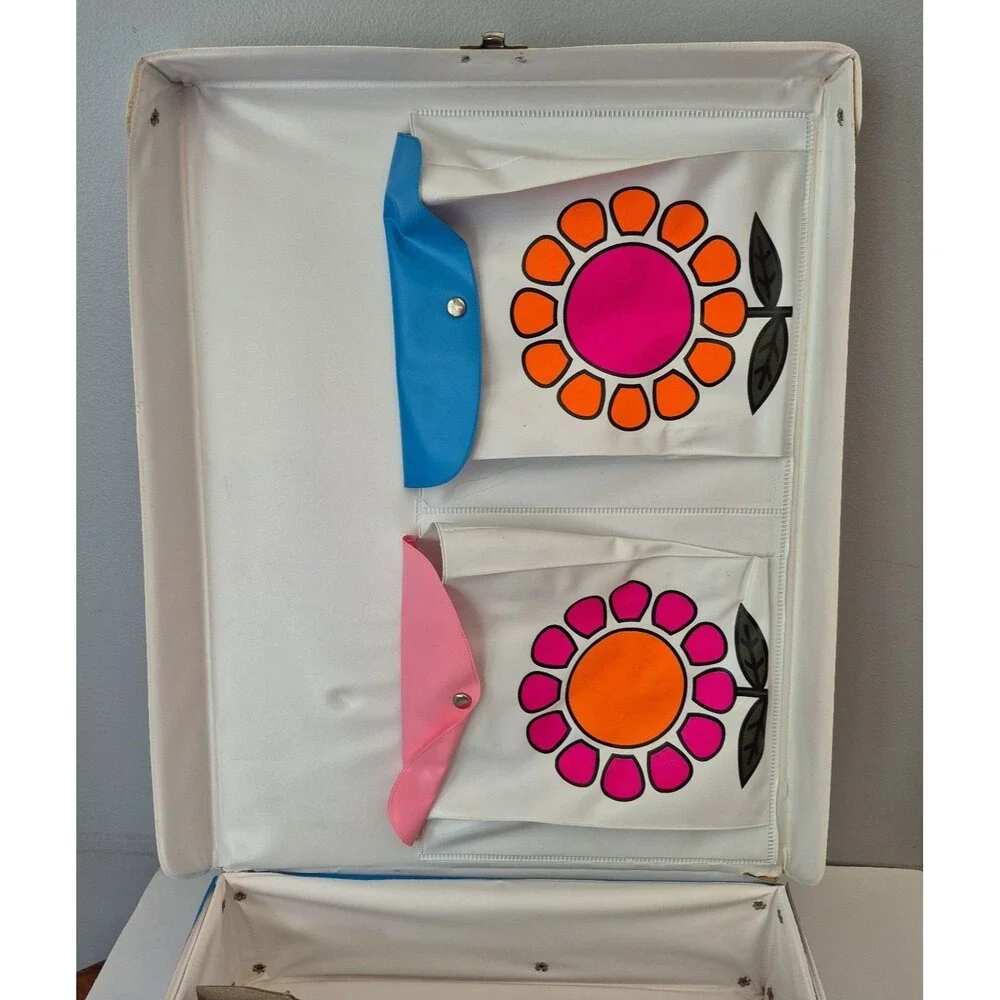 Mattel The World of Barbie Vintage 1968 Double Doll Vinyl Carrying Case